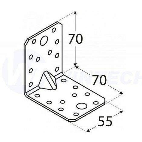 Equerre Galva D Assemblage Renforc E X X X Mm