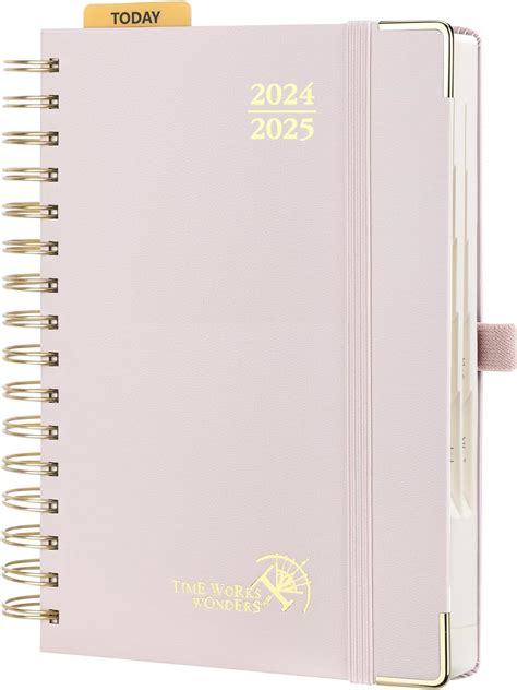 POPRUN Agenda 2024 2025 Giornaliera A5 Planner 12 Mesi 21 5 X 14 5 Cm