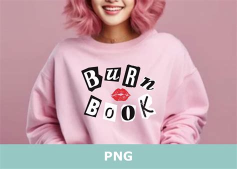 Burn Book Png Mean Girls Svg Mean Girls Svg Mean Girls Font Thats