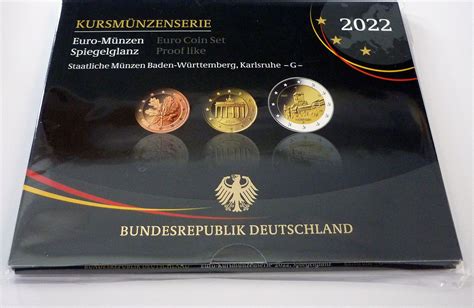 Deutschland BRD Germany 5 88 Euro 2022 G Offizieller Euro