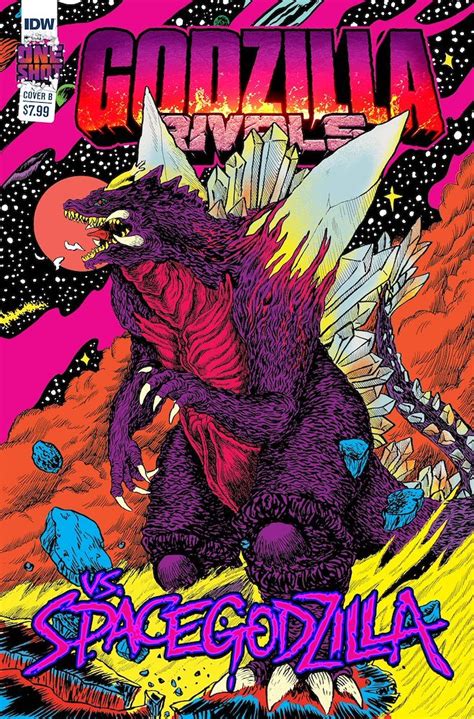 Godzilla Rivals Vs Spacegodzilla Variant Cover 1 IDW Publishing