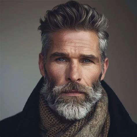 Salt And Pepper Hair And Beard For Men Embrace Personal Style