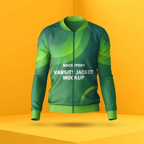 Free Varsity Jacket Mockup (PSD) - Psfreebies