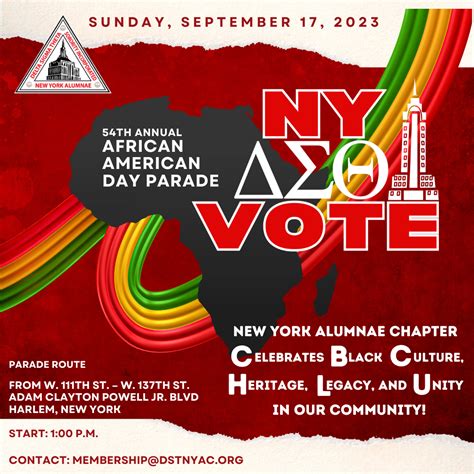 54th Annual African American Day Parade | DST | NYAC Chapter