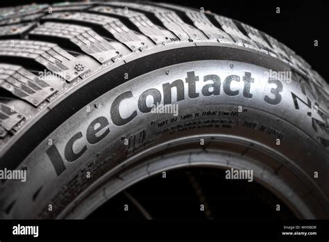 Krasnoyarsk, russia, 27 august 2019: continental icecontact 3 new ...