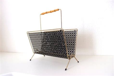 Mid Century Modern Zeitungsständer Minimalistisch 60er Jahre Etsy