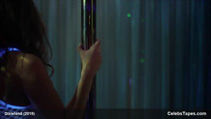 Riley Keough Hot Striptease