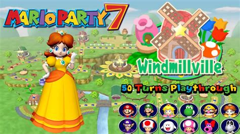 Mario Party 7 50 Turns Playthrough Part 5 Windmillville YouTube