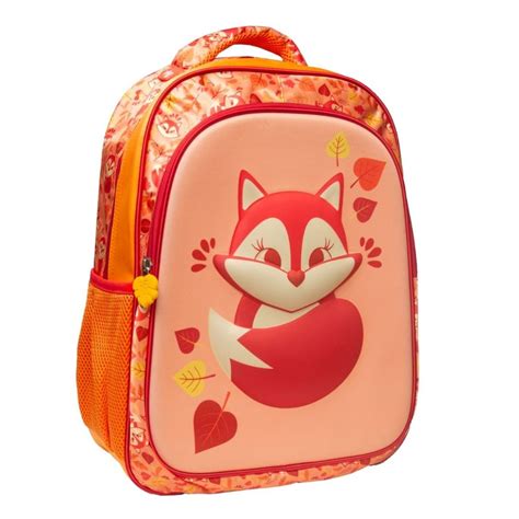 Mochila Da Raposa - Mochila Escolar Grande Raposa Tamanho G 3D Meninas | Shopee Brasil