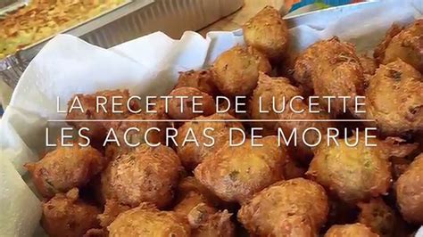 La Recette Traditionnelle Des Accras De Morue Antillais Youtube