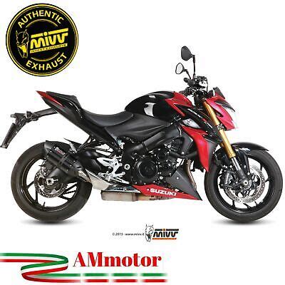 Mivv Suzuki Gsx S F Exhaust Motorcycle Suono Black Silencer