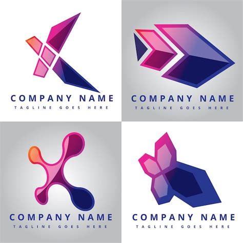 O incrível design de logotipo colorido pode ser usado para mídia