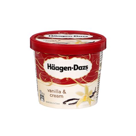 Haagen Dazs Vanilla Ice Cream 100ml Sharjah Co Operative Society