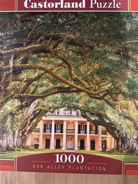 1000 Piece Jigsaw Puzzle Oak Alley Plantation Castorland EBay