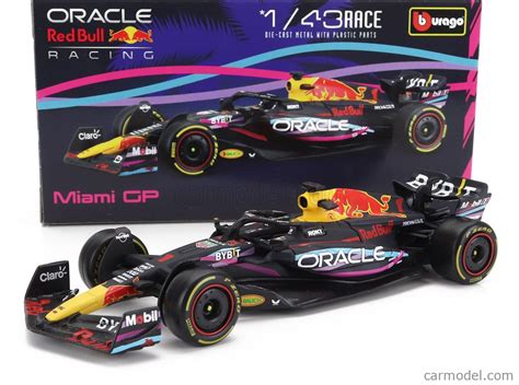 Burago Bu38082 Vers Miami Scala 143 Red Bull F1 Rb19 Team Oracle Red