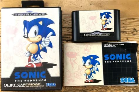 Be Sonic The Hedgehog Complet Bo Te Notice Sega Megadrive Pal Eur