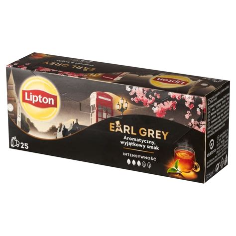 Lipton Earl Grey Herbata Czarna G Torebek Zakupy Online Z