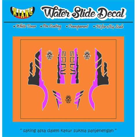 Jual Decal Waterslide Hot Wheels Acceleracers Reverb Acceleron Kota Denpasar CCNK Garage
