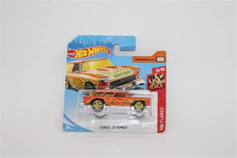 Hot Wheels Classic 55 Nomad Hw Flames Darlington Diecast