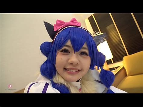 Cosplay Hentai Sexo Con Una Linda Cosplayer De Pelo Azul Empapado Con Mucho Chorro