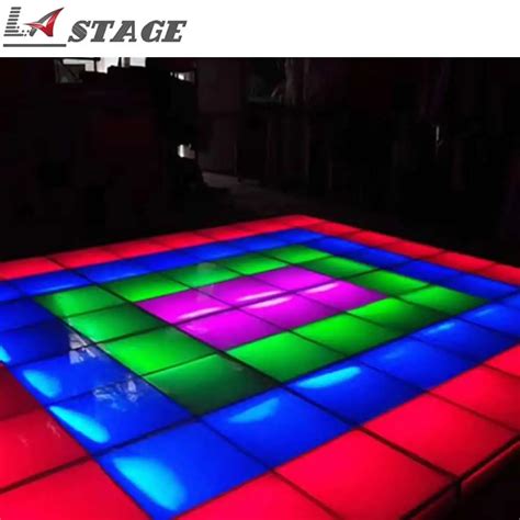 X Cm Rainbow Effect Color Changing Wedding Disco Led Dance Floor