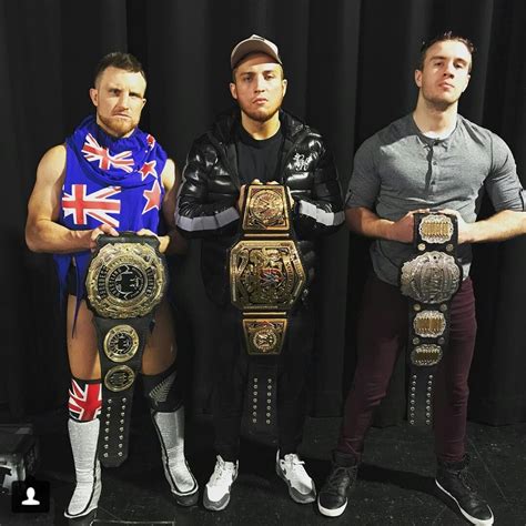 Will Ospreay And Pete Dunne And Travis British Wrestling