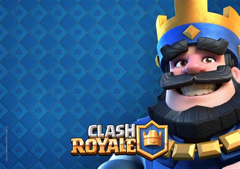 Convite Festa Clash Royale Fazendo A Nossa Festa