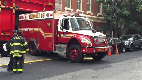 Fdny Squad 18 And Its Brand New 2nd Piece Returning To Quarters On 10th