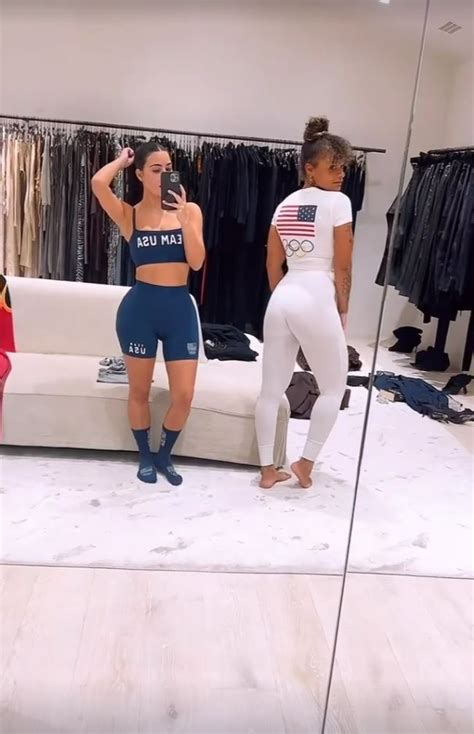 Kim Kardashian shows off her curves as she poses in new SKIMS Team USA ...