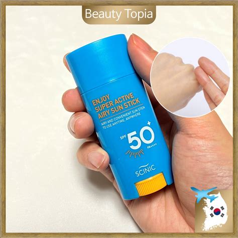 SCINIC Enjoy Super Active Airy Sun Stick SPF50+ PA++++ 15g sunscreen ...