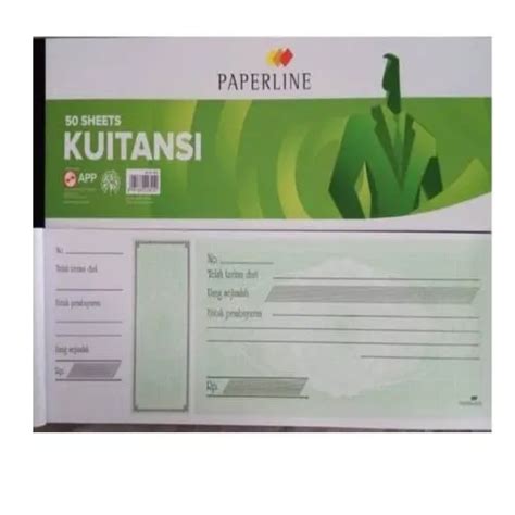 Buku Kwitansi Besar Kuitansi Lembar Paperline Lazada Indonesia