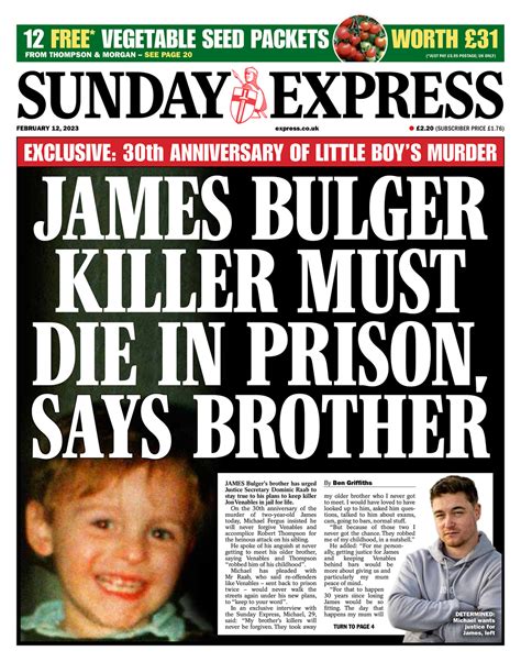 Sunday Express Front Page 12th Of February 2023 Tomorrows Papers Today