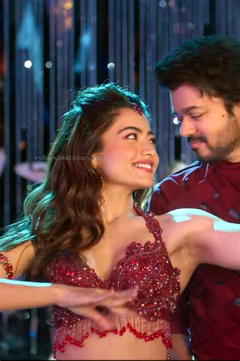 Rashmika Mandanna Varisu Tamil 12 Vijay Hot Hd Caps Starcelebblog