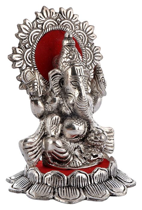 Ganesh figurka metalowa T38 (+) – Ria Shop