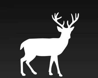 Items similar to Deer Head Wall Decal on Etsy