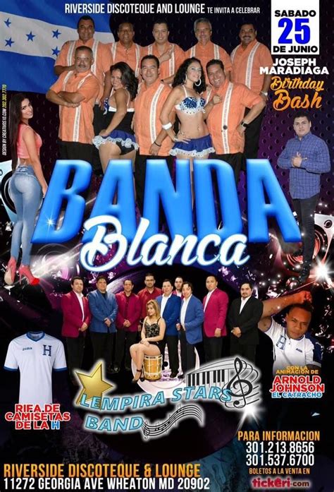 Banda Blanca Lempira Stars Band Tickeri Concert Tickets Latin