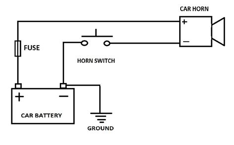 Car Horn Wiring Diagram