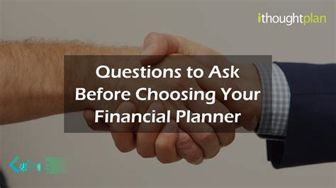 Financial Planning Questions To Ask Before Choosing Your Financial