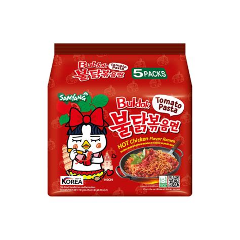 Samyang Buldak Hot Chicken Flavor Ramen Tomato Pasta G Pk Wecart