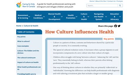 How Culture Influences Health - PHERN