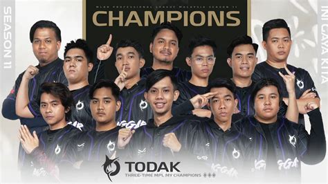 TODAK Wins MLBB MPL Malaysia Season 11 Qualifies For MSC 2023