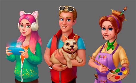 Characters for Farm Game :: Behance