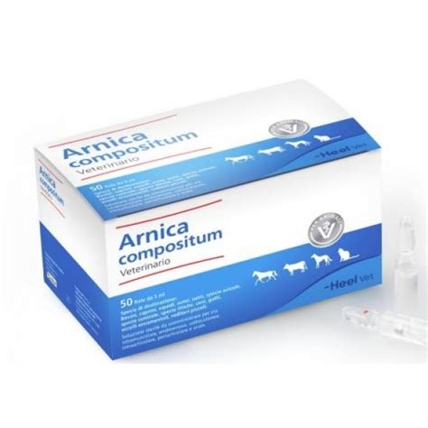 Arnica Compositum Heel Farmaco Omeopatico VETERINARIO 50 Fiale GUNA