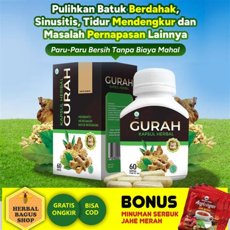 Jual Obat Paru Paru Sesak Nafas Flek Perokok Terbaik Obat Gurah