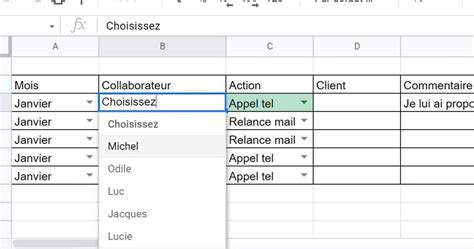 Comment Cr Er Une Liste D Roulante Sur Google Sheets