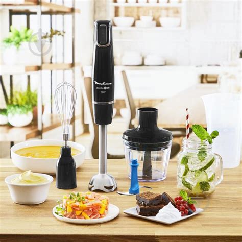 ᐉ Блендер заглибний Moulinex infiny force V2 DD944810 черный • Краща ...