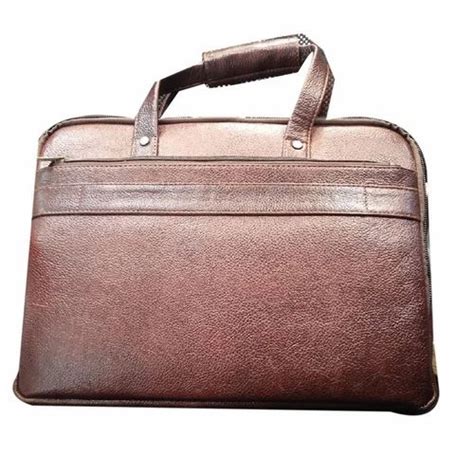 Men Dark Brown PU Leather Office Bag At Rs 999 In New Delhi ID