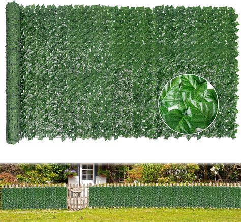 Amazon Bybeton Artificial Ivy Privacy Fence X Uv