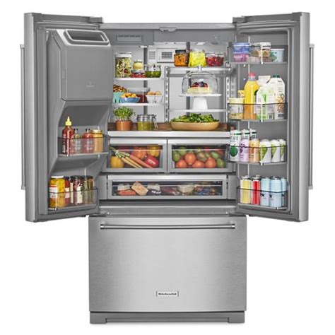 KitchenAid KRFF577KPS 26 8 Cu Ft Standard Depth French Door