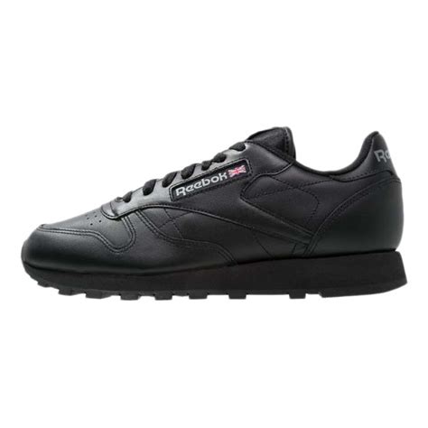 Кроссовки Reebok Classic Leather Low-cut, черный – купить из-за границы ...